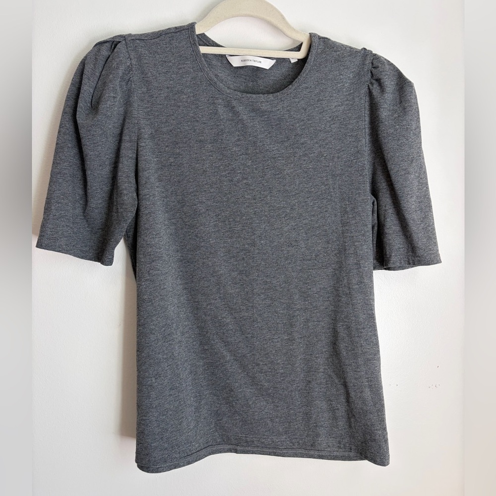 Rebecca Taylor Charcoal Short Sleeve Tshirt